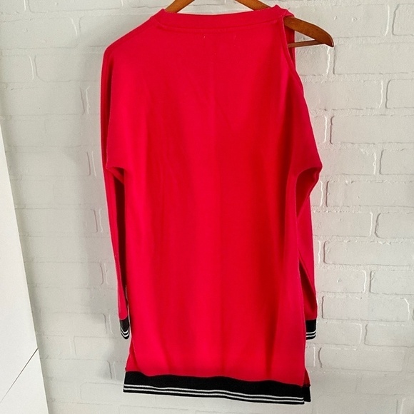 Fourteenth Place Mini dress Red/black/white Longsleeve Blokecore XS - Picture 6 of 9